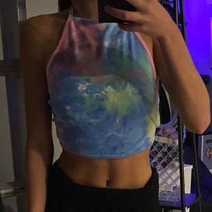 Tie Dye Halter Top